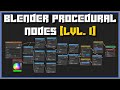 Blender Procedural Nodes [LEVEL 1 - FULL COURSE]