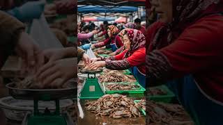 Frogs for Sale at a Traditional Market See Unique Amphibians Up Close #Frogs #MarketLife #Animals