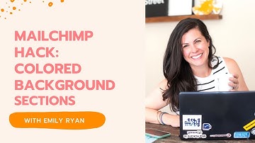 Mailchimp Hack: Different Colored Background Sections In Your Email