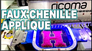 How to Make a Faux Chenille Patch for a Varsity Jacket | Appliqué Embroidery with Ricoma Machine How to Make a Faux Chenille Patch for a Varsity Jacket | Appliqué Embroidery with Ricoma Machine