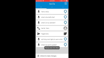 Demo: Using the Alexa Text Command Feature with Tecla