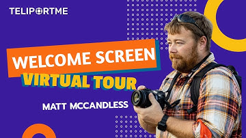 How to add a WELCOME SCREEN to your virtual tour.