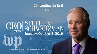 Steve Schwarzman shares stories from his career, talks about new book at Post Live