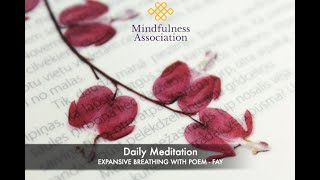 Daily Meditation   Expansive Breathing with Poem   Fay