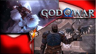 God of War-Бой Кратоса с Валькирией Гюннр vs Король Камнебород