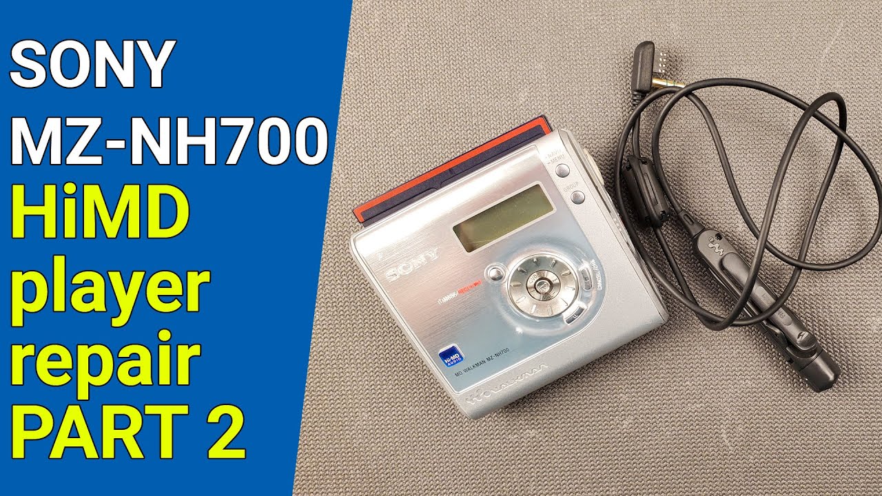 Sony MZ NH700 HiMD Part 2: Assembling and Testing - YouTube
