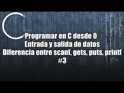 Vídeo: Diferencia Entre Scanf Y Gets