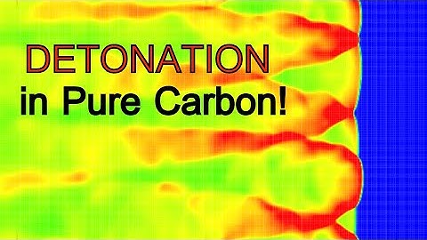 Simulation of a SUPERNOVA DETONATION in pure carbon isotope (C-12)