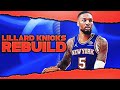 DAMIAN LILLARD KNICKS REBUILD! (NBA 2K21) (PAIN)