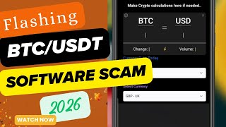 Btc/Usdt Flashing Software 2026 | Mobile phone software Scam alert 🚨| screenshot 5