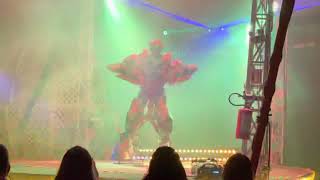 Nicolas Roxo e Jeferson Roxo no circo Troy show Transformers 25/05/21