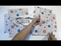 How to make easy sewing shopping bag with many pockets | Sewing cloth bag at home