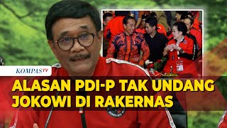 PDIP Tak Undang Jokowi-Maruf di Rakernas, Ini Alasannya