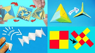 Los 10 mejores juguetes ANTIESTRÉS de papel / juguetes de papel / ORIGAMI