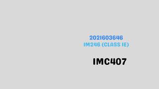 ASSIGNMENT 1 IMC407
