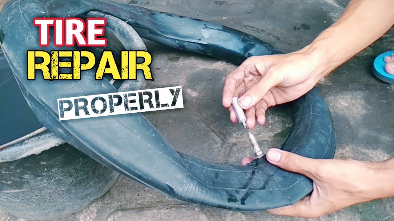 HOW TO REPAIR MOTORCYCLE TIRES PROPERLY 100 SUCCESSFUL YouTube