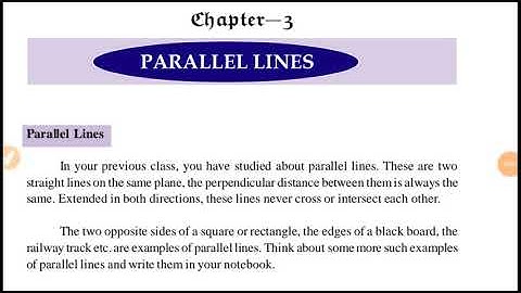 Class -8, chapter -3, parallel lines,  part -3