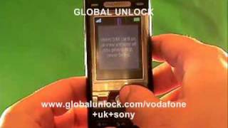 How To Unlock any Vodafone UK Sony Ericsson