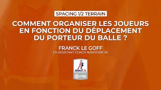 Comment organiser les joueurs en fonction du déplacement du porteur de balle ? | Franck le Goff