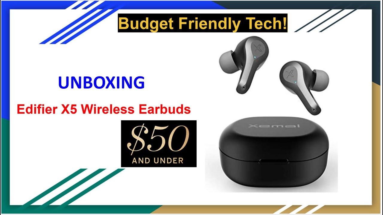 Edifier X5 True Wireless Earbuds Unboxing