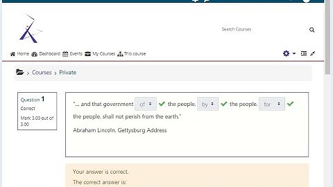 How to create the Moodle 