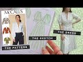 Making a Summer Dress | Modified McCall's M7978 top pattern