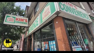 Visiting Kim's Convenience store in Toronto