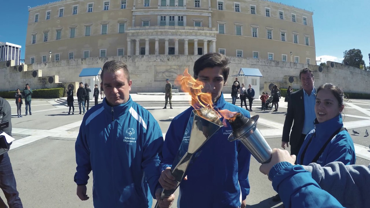 special forces cap Flame of Hope Lighting ceremony Athens Official Video 2017