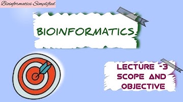 Bioinformatics Lecture 3 I Scope & Objective of Bioinformatics I Dr Priti