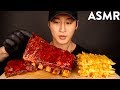 ASMR BBQ BABY BACK RIBS & GARLIC FRIES MUKBANG (No Talking) EATING SOUNDS | Zach Choi ASMR