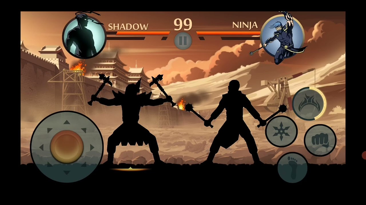 Shadow fight 💪 😎 by Aaron 