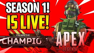 New Legend Octane Gameplay Season 1 Wild Frontier Gameplay Apex Legends Live