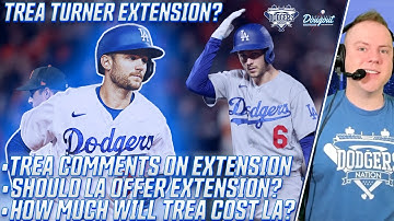 Trea Turner Comments on Signing Extension With Dodgers, Should LA Offer Contract, For How Much $?