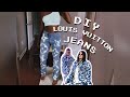 LOUIS VUITTON JEANS| EASY DIY PROJECT !!!