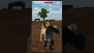 Angry Gorilla vs Dinosaur Game : Wild Jungle Battle Android Gameplay Viral Short Video screenshot 1