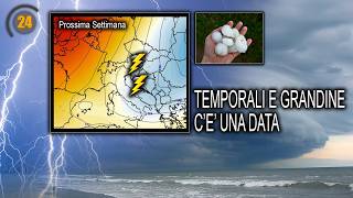 Meteo: Temporali e Grandine, c'è una data per i loro ritorno