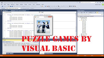 How to make puzzle games in Visual Basic