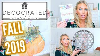 DECOCRATED Fall 2019 Unboxing | Home Decor Subscription Box by Sam And Fam 3,316 views 4 years ago 11 minutes, 10 seconds