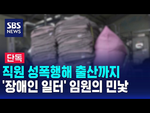 [단독] 직원 성폭행해 출산까지..'장애인 일터' 임원의 민낯 / SBS