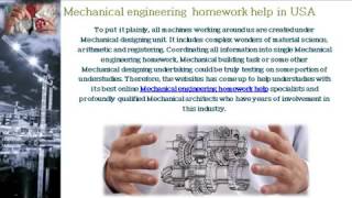 Famous Mechanical engineering homework help Profile