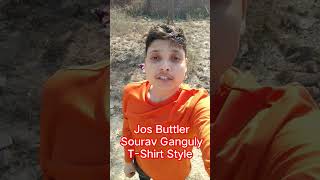 Jos Buttler Sourav Ganguly T-Shirt Style sharanbarnala shorts
