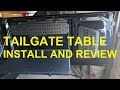 2021+ Ford Bronco - Mabett Tailgate Table - Install and Review