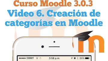 Curso completo Moodle 3.0.3 Video 6. Creación de categorias en Moodle HD