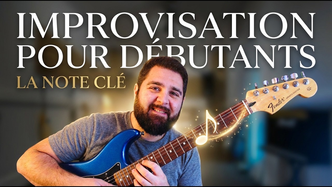 Guitare débutant Improvisation - Cette 4e note fait la différence