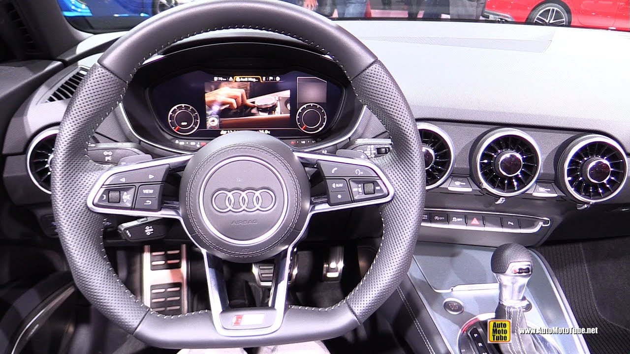 2017 Audi Tt Convertible S Line Interior Walkaround 2016 Paris Motor Show