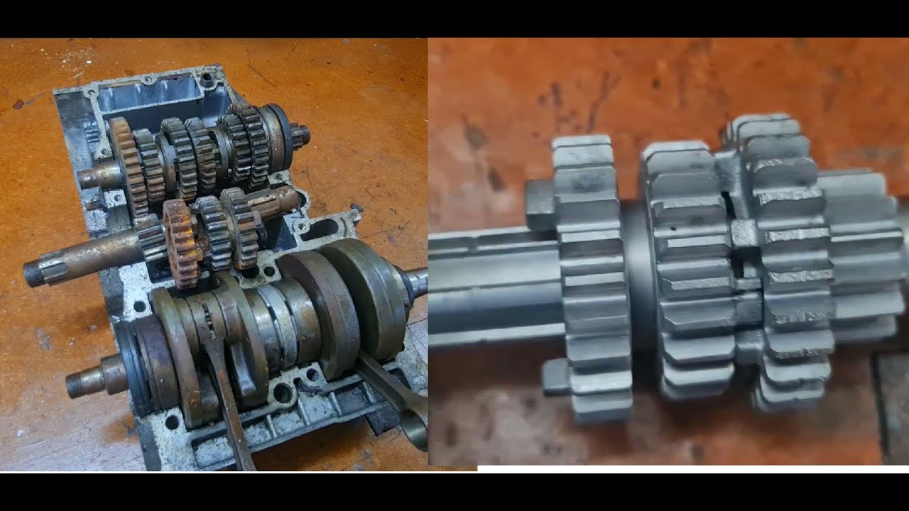 Yamaha RD/RZ Restore Part 34 — Разборка нижней части картера