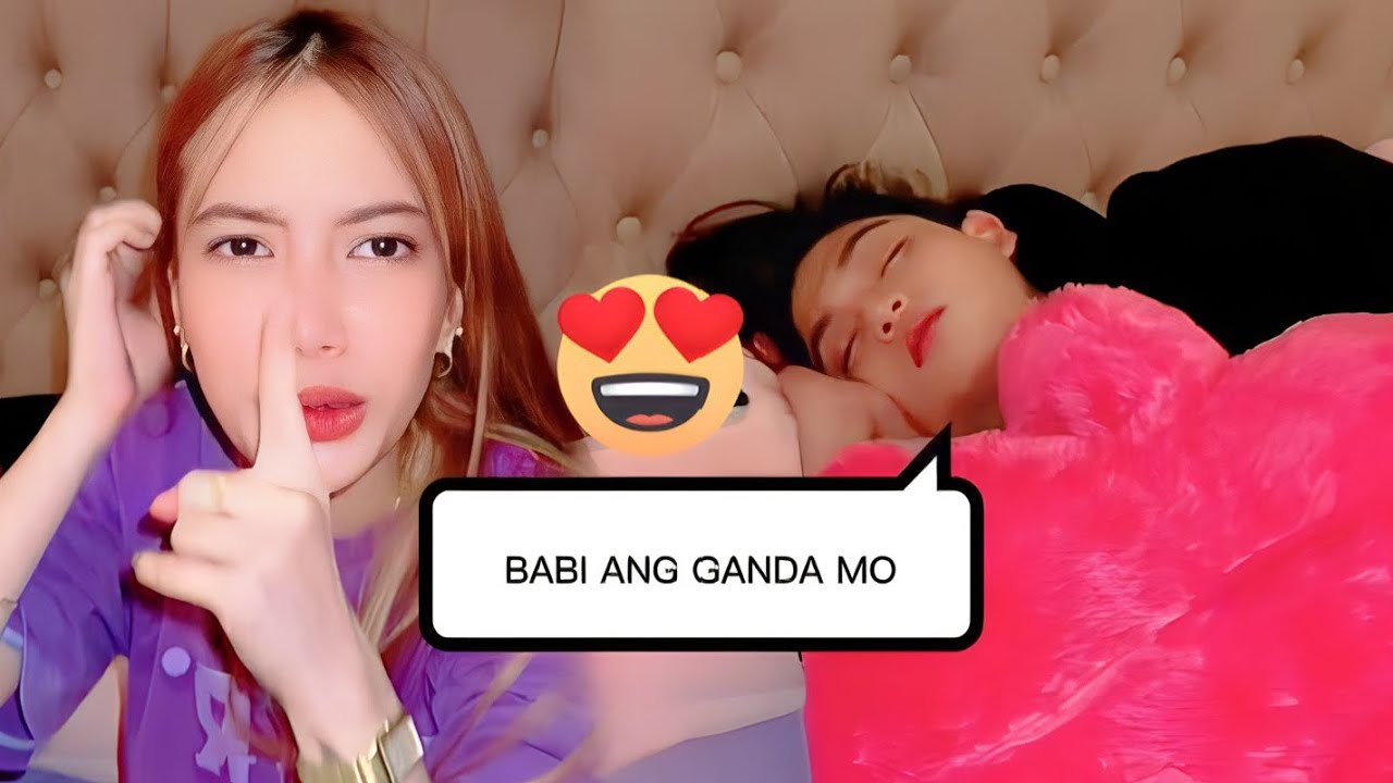 yaji and sabby mag katabi ma tulog sabby kinilig sa sinabi ni yaji na ang ganda mo 😍😍😍#yabby
