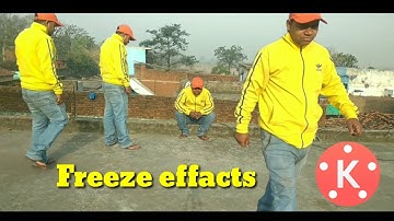 Kinemaster tutorials! How to freeze anything in video time effact video editing by gupta ji technica