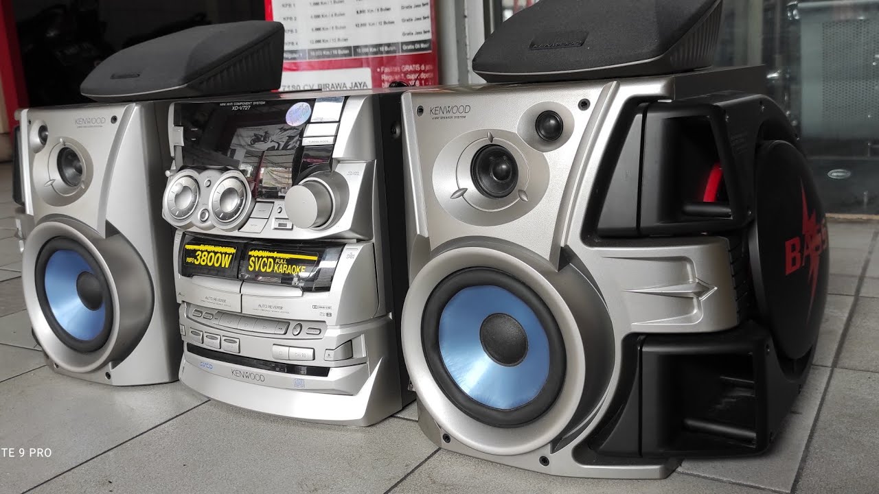 KENWOOD コンパクトHI-FIコンポーネントシステム KENWOOD XD-727 - YouTube