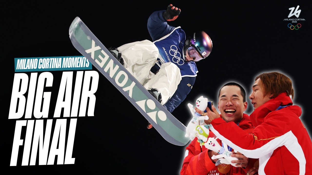Kimura Kira Wins Gold in Men's Snowboard Big Air Final 🏂🥇 | Milano Cortina Moments